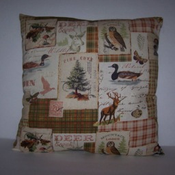 Throw - Toss Pillow Hunting Season 17 X Multi-Color 100% Cotton Deer Duck Home Decor - thumbnail 3