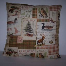 Throw - Toss Pillow Hunting Season 17 X Multi-Color 100% Cotton Deer Duck Home Decor - thumbnail 2