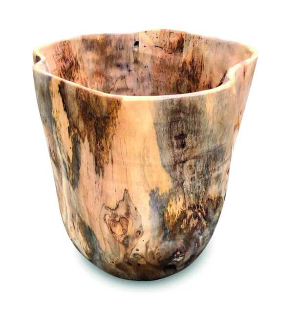 Rustic Teak Root House Plant Pot Holder Bowl 28cm - image 1