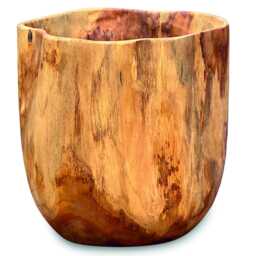 Rustic Teak Root House Plant Pot Holder Bowl 28cm - thumbnail 4