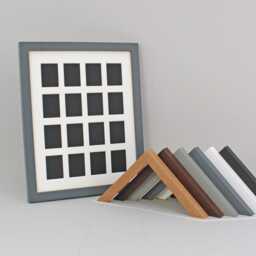 Instax Mini Multi Aperture Wooden Photo Frame. Holds Sixteen Instax Sized Photos. 11x14 - thumbnail 3