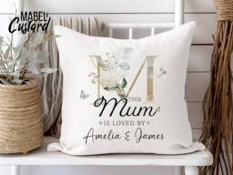 Mothers Day Gift, Mummy Cushion, Mother's Gift, Gift For Her, Mum, Mummy, Mam Personalised Mum Birthday - thumbnail 1