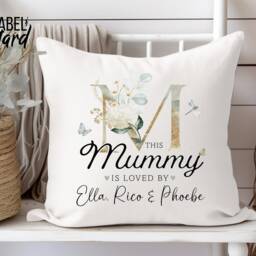 Mothers Day Gift, Mummy Cushion, Mother's Gift, Gift For Her, Mum, Mummy, Mam Personalised Mum Birthday - thumbnail 3