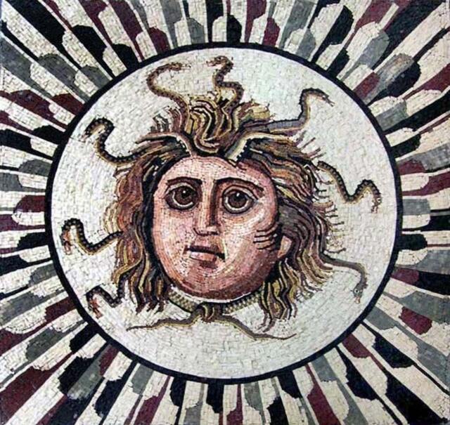Roman God Portrait Mosaics Mural - image 1