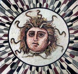 Roman God Portrait Mosaics Mural - thumbnail 1