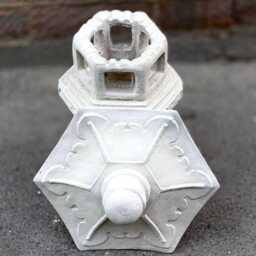 Stone Pagoda Statue Concrete Lantern Figurine Outdoor Japanese Sculpture Cement Home Ornament Modern Pagoda Lover Gift - thumbnail 3