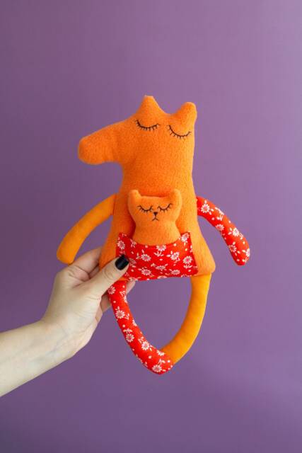 Plush Fox Toy Stuffed Animal Animals, Stuffed Baby Shower Gift New Gift, Comforter Gift, For Sleep - image 1
