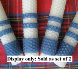 Colonial Stripes Beeswax Candles, Set Of 2 - thumbnail 2
