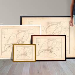 Annan Old Town Map - Fine Art Print Antique Map Of Dumfries & Galloway Near Dornock From 1883 - Historic Plan - thumbnail 3