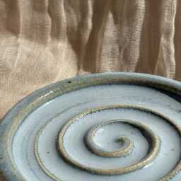 Sky Blue Soap Dish, Ceramic Bathroom Tray, Handmade Kitchen Pottery, Household Holder, Thrown Textured Dishes - thumbnail 2
