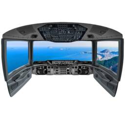 Vwaq Pilot Cockpit Wall Decal - Airplane Window Ocean View Mural - Cp12 - thumbnail 2