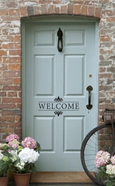 Welcome Vinyl Wall Decal - Front Door/Back Door Lettering For The Home - image 1