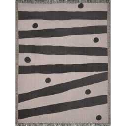 Modern Stripe & Dot Woven Throw Blanket - thumbnail 4
