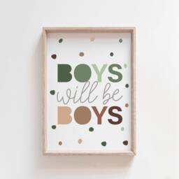 3 Boys Nursery Prints, Bedroom Little Man Cave, Will Be Boys, Let The World Hear Your Roar, Wall Art, Jungle Prints - thumbnail 2