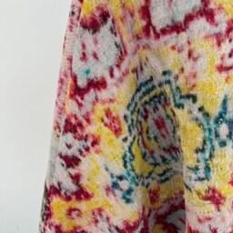 Authentic Persian Kantha Quilt Hand-stitched Cotton Bedspread, Boho Throw Blanket, Textile Art - thumbnail 3