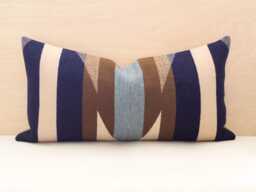 Wyeth Trail Wool Lumbar Pillow Cover, Southwestern Accent - Made To Order - thumbnail 1