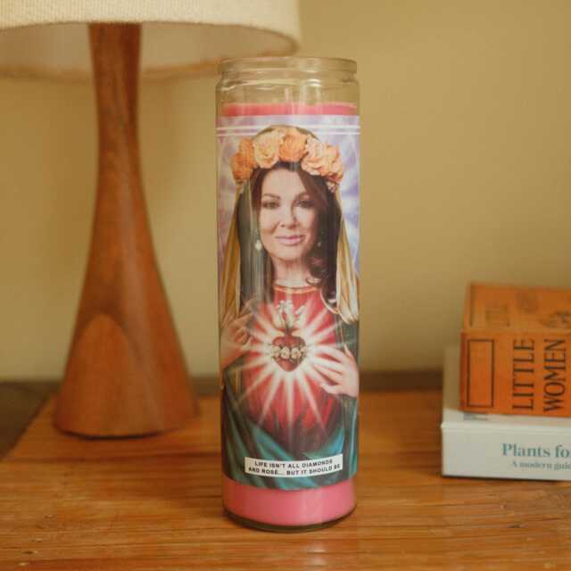 Saint Lisa Vanderpump Prayer Candle Scented Vegan Soy Wax, 120Hr Burn - image 1