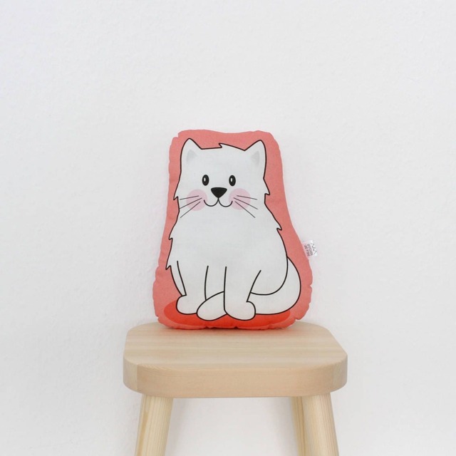Cat - Mimi Plush Stuffed Animal Pillow Kids Room Nursery - image 1