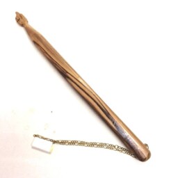 Olive Wood Yad Torah Pointer, Engraved Hebrew Text, Bar Mitzvah Gift - thumbnail 2