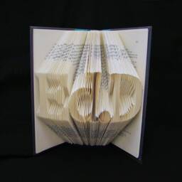 Phd - Folded-Book Art Sculpture Unique Gift - thumbnail 4