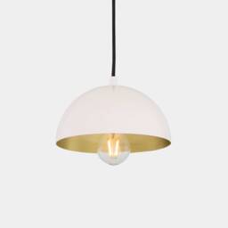 Avon Small Dome Pendant With Brass Interior 8
