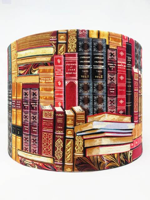 Books Lampshade, Library Lamp Shade, Literature Light For Table Lamps Or Ceiling Lights - image 1