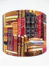 Books Lampshade, Library Lamp Shade, Literature Light For Table Lamps Or Ceiling Lights - thumbnail 1