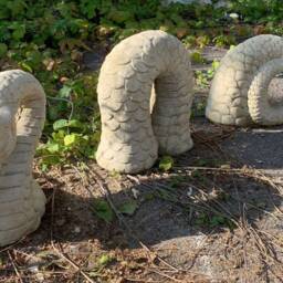 stone Garden Extra Large Dragon Loch Ness Monster Nessy 3 Piece Gift Ornament - thumbnail 2