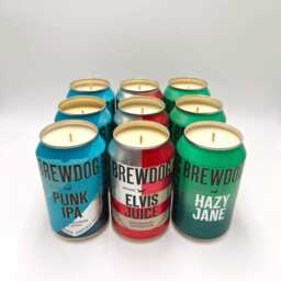 Brewdog Beer Can Candle - Scented Soy Wax 45 Hours Punk Ipa Hazy Jane Wingman - thumbnail 2