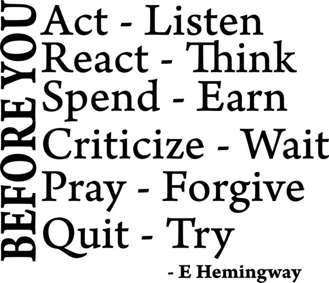 Before You Act Printable Wall Art