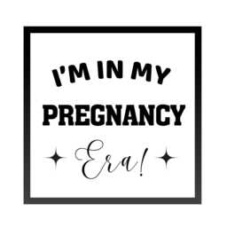 Personalised Pregnancy Reveal Candle Gift Set - in My Era Maternity Mum To Be Baby Shower Present For Friend Or Colleague - thumbnail 2