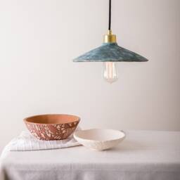 Pyrus Organic Ceramic Pendant Light Blue Earth 11 - thumbnail 2