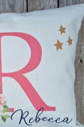 Personalised Princess Name Cushion. Gift For Birthday/Christmas/Girls Bedroom Home Decor Scatter Cushion - thumbnail 3