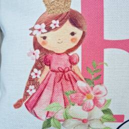 Personalised Princess Name Cushion. Gift For Birthday/Christmas/Girls Bedroom Home Decor Scatter Cushion - thumbnail 2