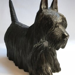 Unique Hand Carved Wooden Dog - thumbnail 2