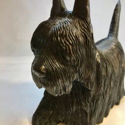 Unique Hand Carved Wooden Dog - thumbnail 3