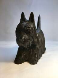 Unique Hand Carved Wooden Dog