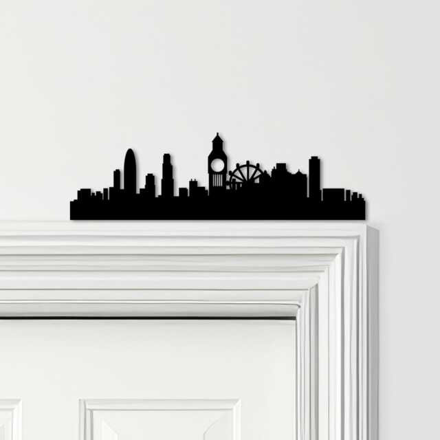 Door Topper London Skyline City Various Colours Top Of Decorative Sign - Novelty Wall Decor, Frame Art, Art - image 1