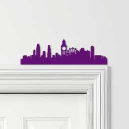 Door Topper London Skyline City Various Colours Top Of Decorative Sign - Novelty Wall Decor, Frame Art, Art - thumbnail 4