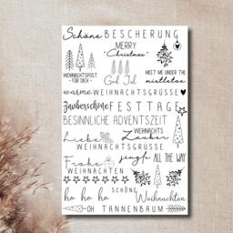 Candle Tattoos With Various Motifs - Waterslide Film Decorating Candles Christmas Candle - thumbnail 2