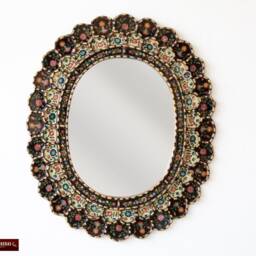 Decorative Cuzcaja Oval Wall Mirror 23.6 - thumbnail 2