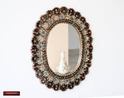 Decorative Cuzcaja Oval Wall Mirror 23.6