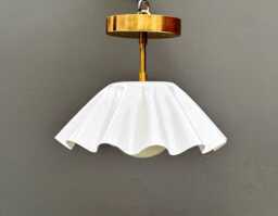 Mid Century Chandelier Lighting Fixtures Brass Semi Flush Mount Ceiling Lights Pendant Light Modern - thumbnail 1