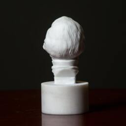 Marble Bust Of Composer Berlioz Statue Carved Greek Marble Figurine Artist Sculpture - thumbnail 3