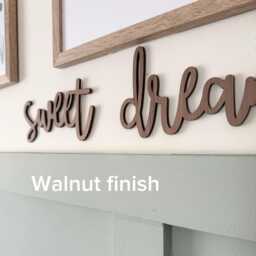 Sweet Dreams Wooden Nursery Wall Art Sign - thumbnail 3