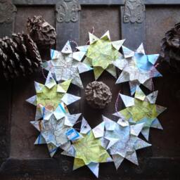 Augusta, Georgia Origami Map Ornament, Home Decor, Wall Art, Road Map, Vacation, Christmas, Holiday, Wedding, Graduation, Moving, Gift - thumbnail 4