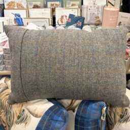 Handmade Harris Tweed Stag Cushion Cover Herringbone Pillow - thumbnail 4