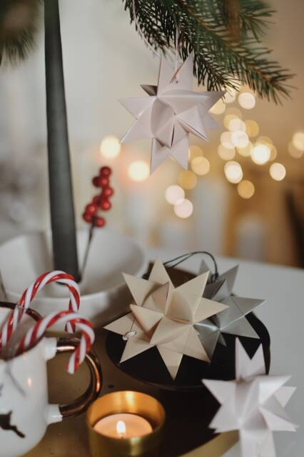 Stars Decoration Set/3D Stars Moravian Christms /xmas Tree /Fr??belsterne - image 1