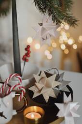 Stars Decoration Set/3D Stars Moravian Christms /xmas Tree /Fr??belsterne - thumbnail 1