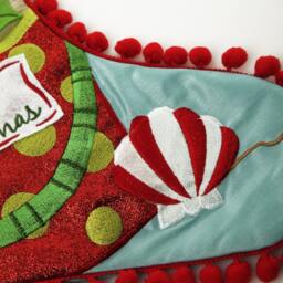 Personalised Pom Beach Christmas Stocking - thumbnail 3